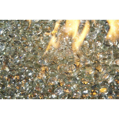 40 lbs. Reflective Tempered Fire Glass Gems