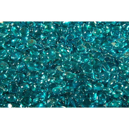 40 lbs. Reflective Tempered Fire Glass Gems