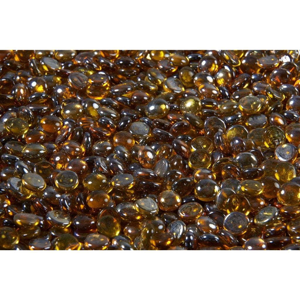 40 lbs. Reflective Tempered Fire Glass Gems