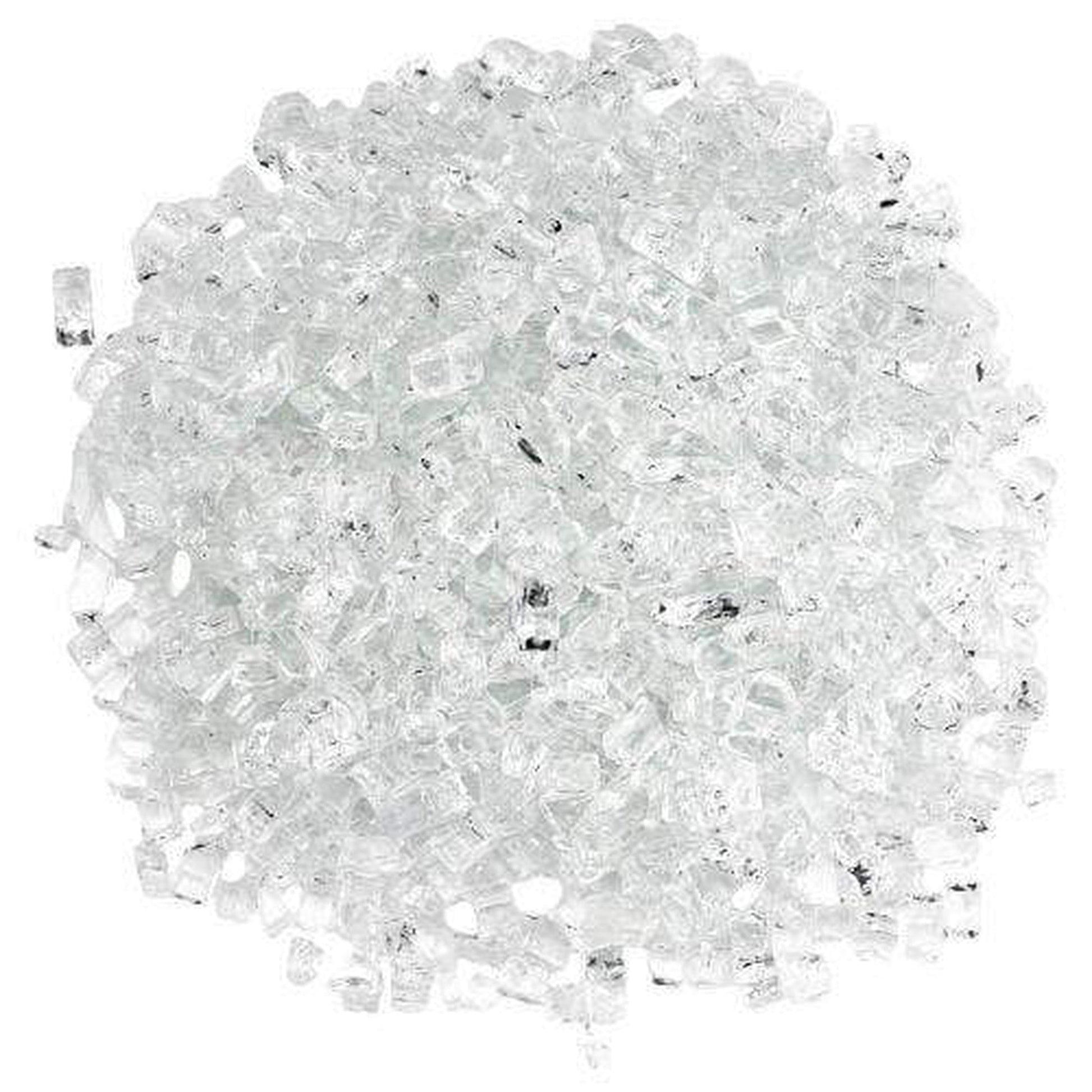 5 Lbs. Diamond Crystal Large Reflective Crushed Glass Media