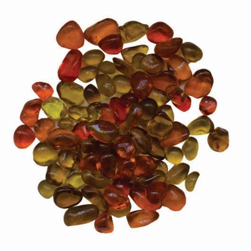 5 lbs. Decorative Reflective Fire Glass Media