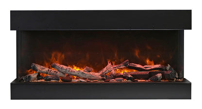 Amantii Tru View XL Deep 72" 3-Sided Indoor / Outdoor Built-in Electric Fireplace