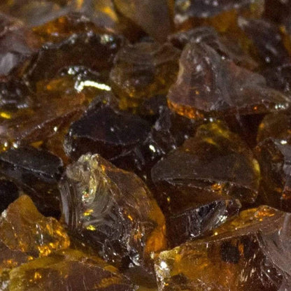 60 Lbs. Broken Large Reflective Fire Glass