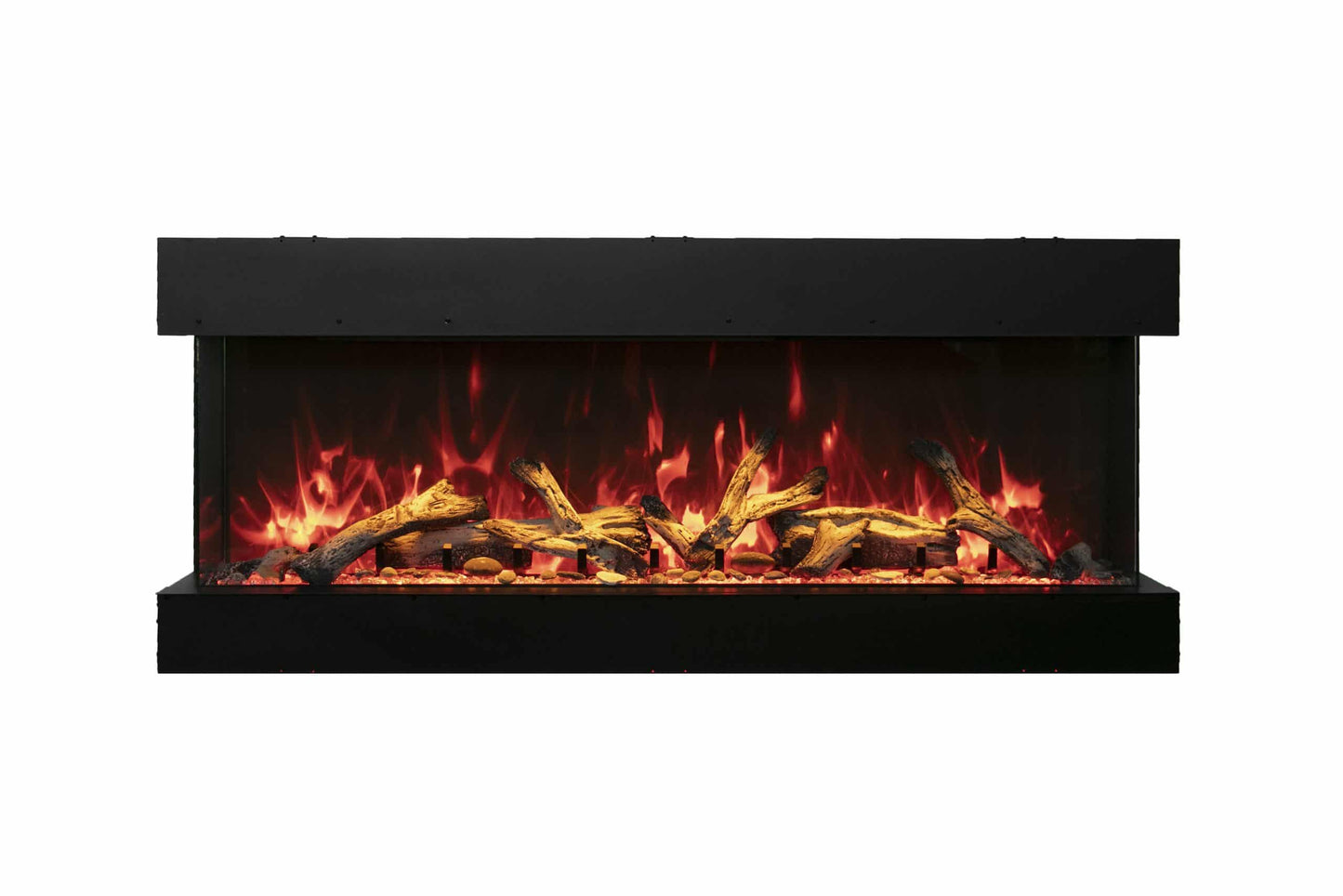 Amantii Tru View XL Deep 72" 3-Sided Indoor / Outdoor Built-in Electric Fireplace