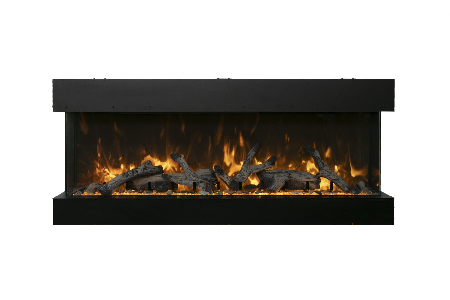 Amantii Tru View XL Deep 72" 3-Sided Indoor / Outdoor Built-in Electric Fireplace