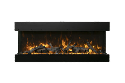 Amantii Tru View XL Deep 72" 3-Sided Indoor / Outdoor Built-in Electric Fireplace
