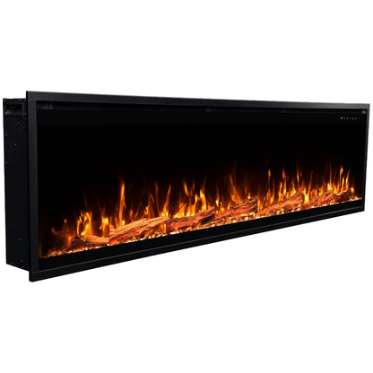Touchstone Sideline Elite Pro 72" Smart Recessed Electric Fireplace