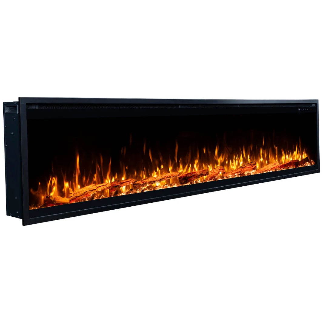 Touchstone Sideline Elite Pro 100" Smart Recessed Electric Fireplace