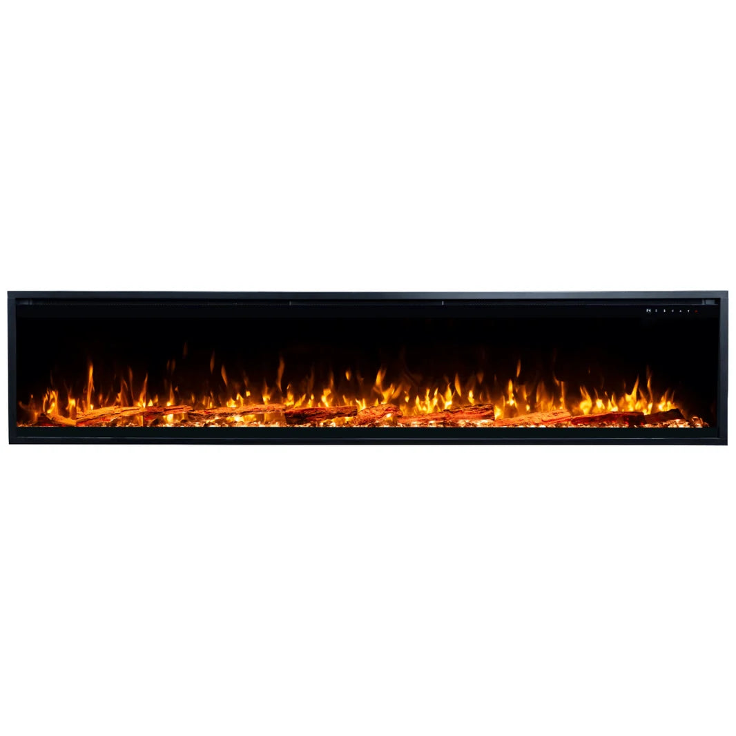 Touchstone Sideline Elite Pro 100" Smart Recessed Electric Fireplace