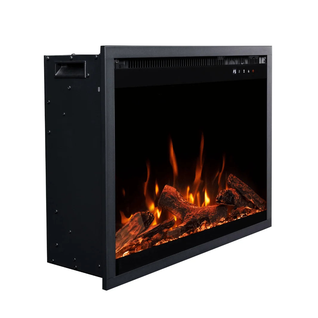 Touchstone Fireplug Pro 24" Smart Electric Fireplace Insert With Fire Crackle Sound