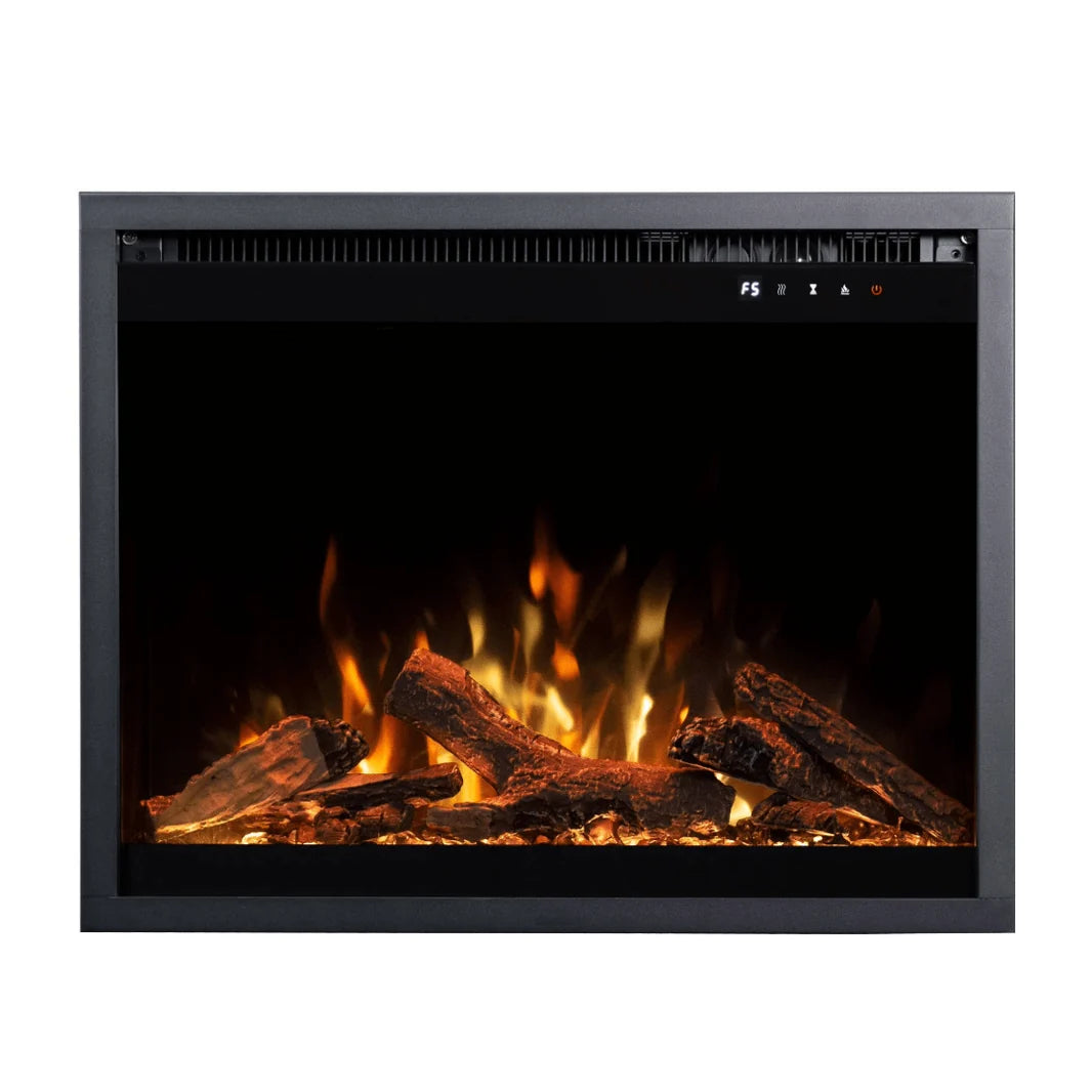 Touchstone Fireplug Pro 24" Smart Electric Fireplace Insert With Fire Crackle Sound