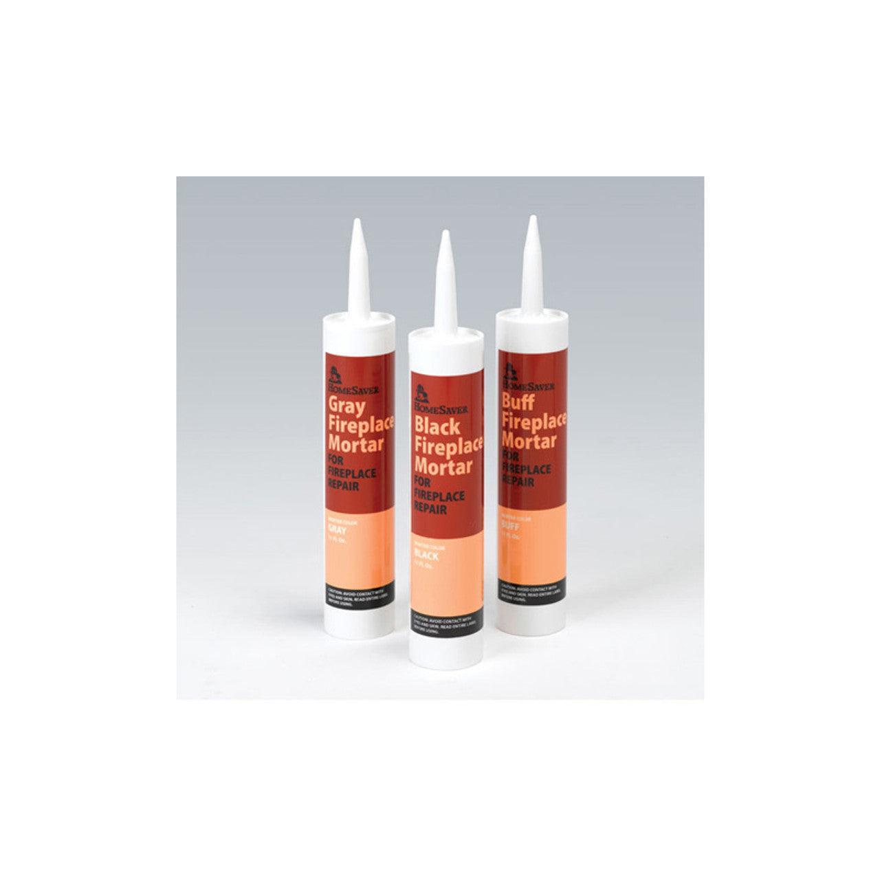 AW Perkins 11 oz. Black Homesaver Fireplace Mortar Cartridge (1 Case of 6)