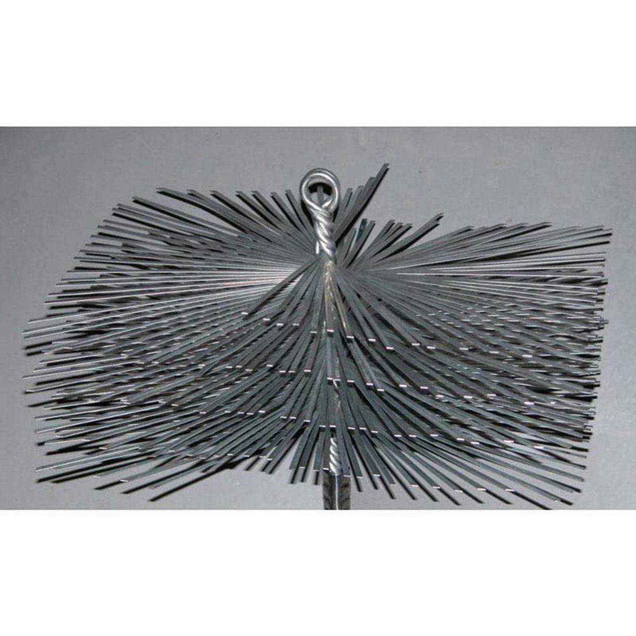 AW Perkins 12" X 12" RBFBFWS-12 3/8" NPT Square Flat Wire Brush