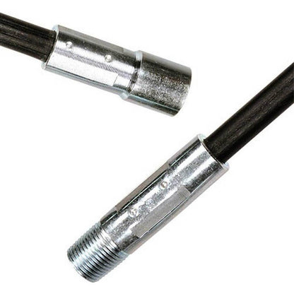 AW Perkins 5' Black 16060 Professional-Duty Fiberglass 3/8" NPT Chimney Cleaning Rod