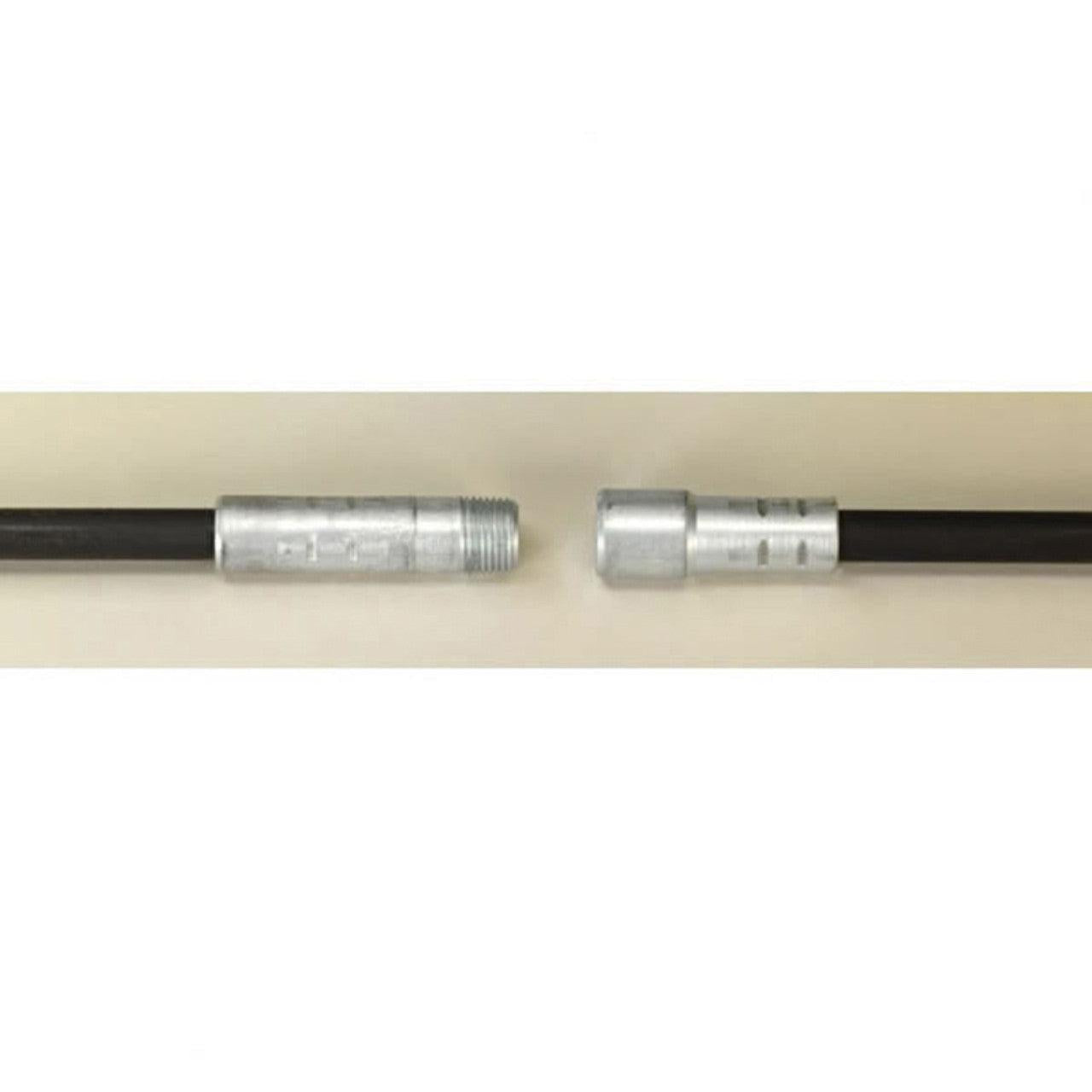 AW Perkins 6' Black 16072 Professional-Duty Fiberglass 3/8" NPT Chimney Cleaning Rod