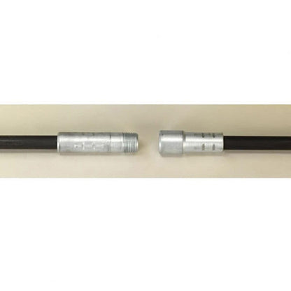 AW Perkins 6' Black 16072 Professional-Duty Fiberglass 3/8" NPT Chimney Cleaning Rod