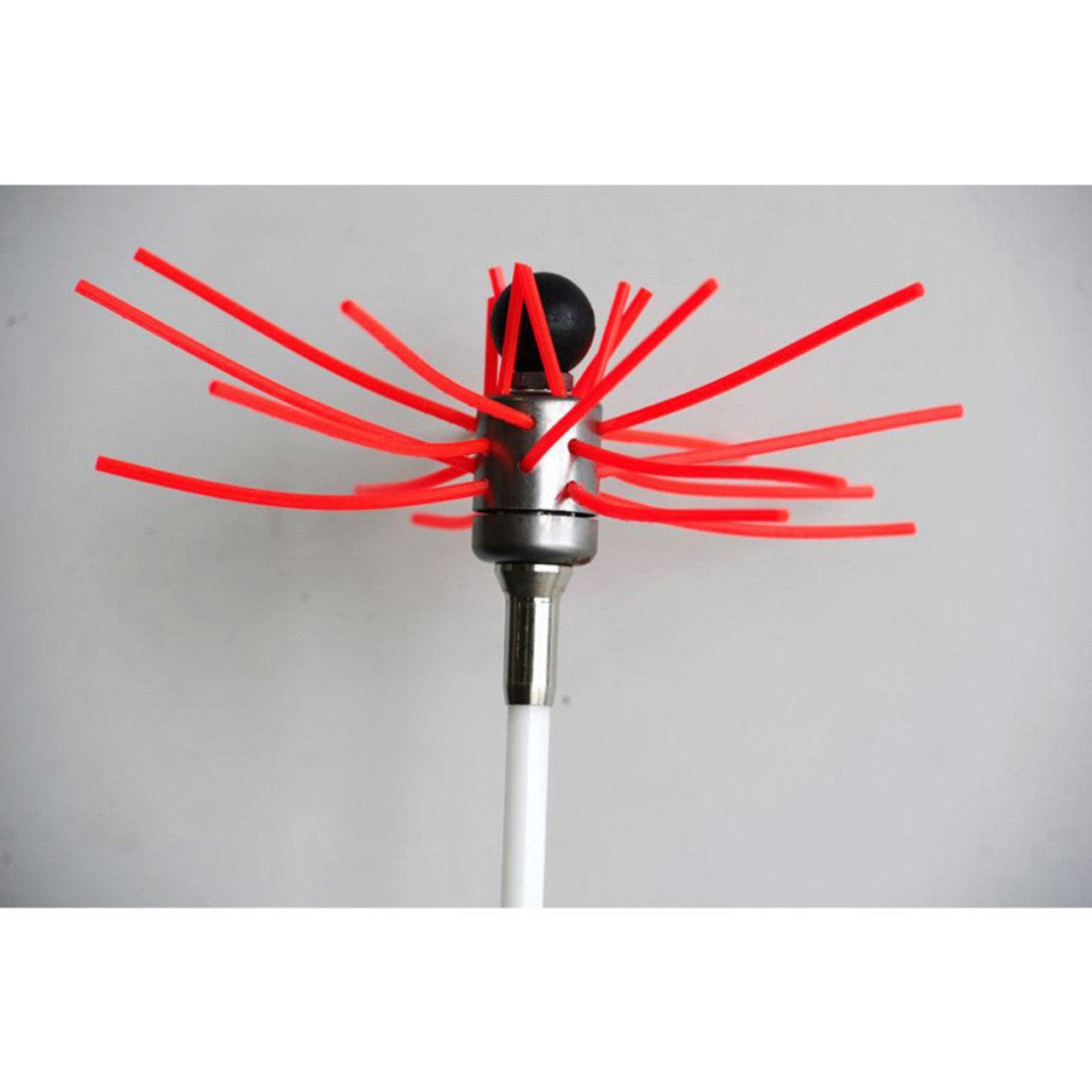 AW Perkins RoVac 12" 7260 Mini-Medusa Small Super Scrub Whip With ButtonLok