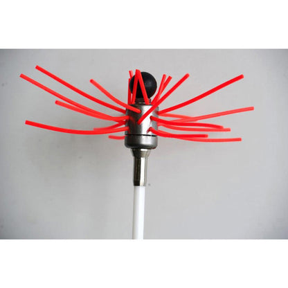 AW Perkins RoVac 12" 7260 Mini-Medusa Small Super Scrub Whip With ButtonLok