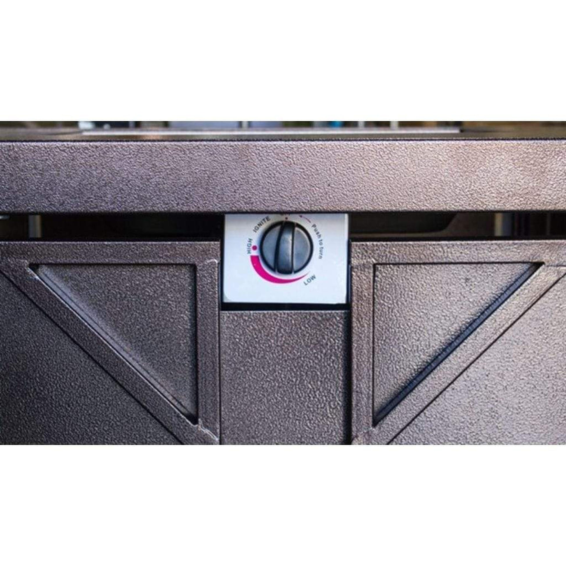 AZ Patio 38" Bronze Finish Propane Decorative Fire Pit