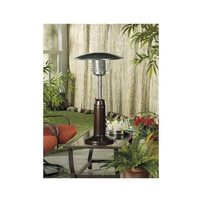 AZ Patio 38" Portable Outdoor Tabletop Heater - Bronze Hammered Finish