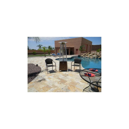 AZ Patio 70" Bronze Compact Commercial Hammered Non-Reflective Glass Tube Heater