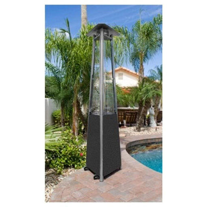 AZ Patio 90" Silver Commercial Non-Reflective Glass Tube Heater
