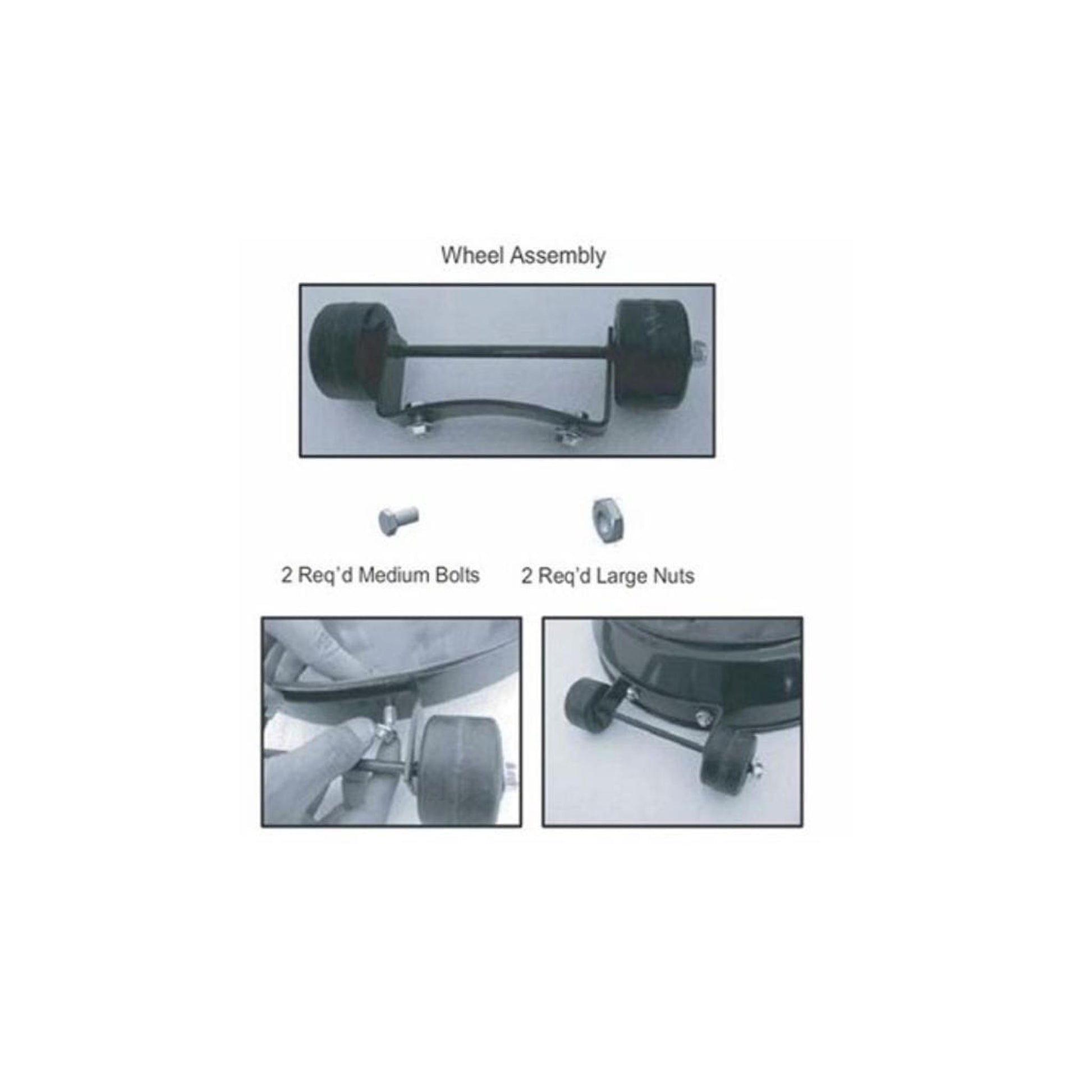 AZ Patio Black-Bronze-Silver-Stainless Steel Hiland Tall Heater Wheel Assembly