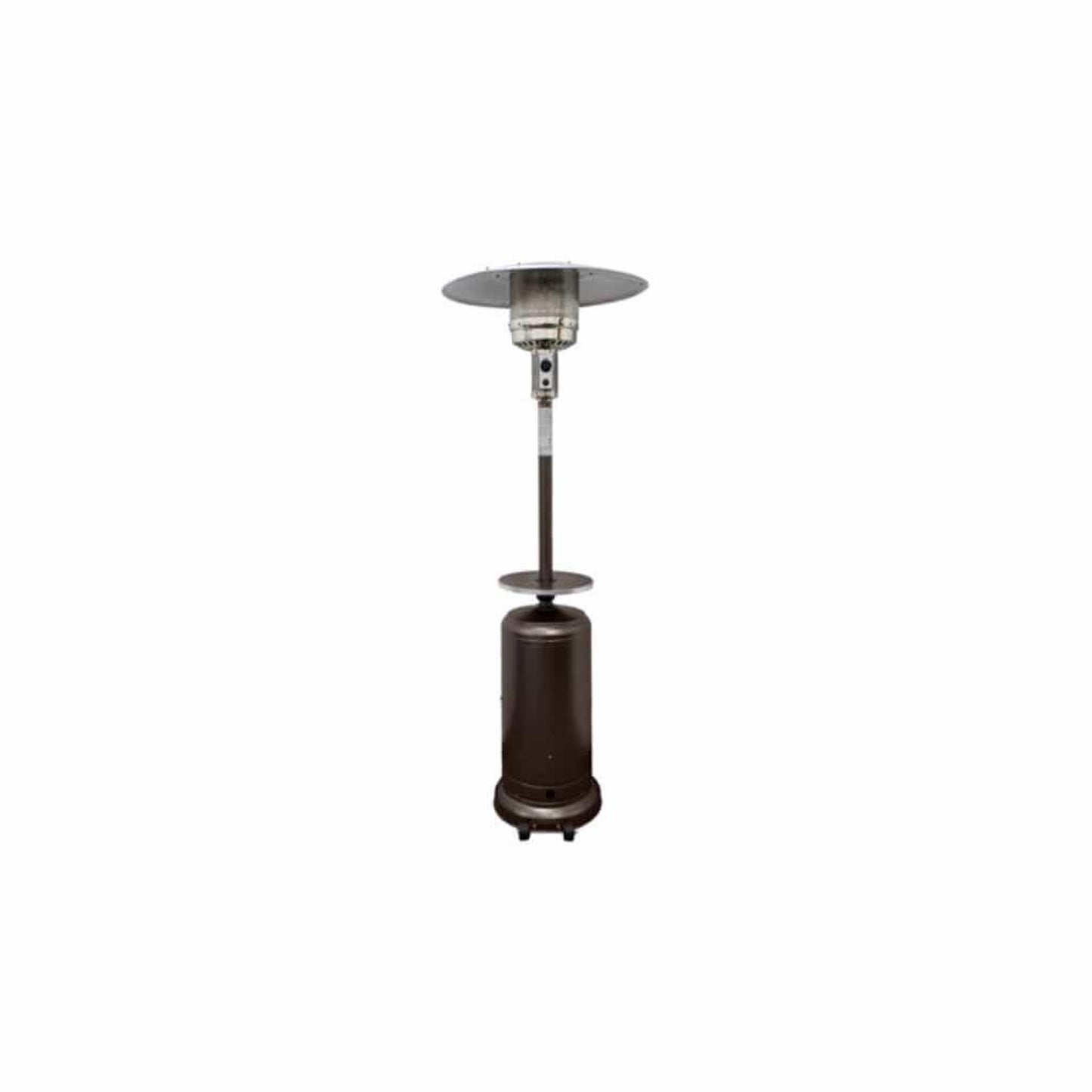 AZ Patio Black-Bronze-Silver-Stainless Steel Hiland Tall Heater Wheel Assembly