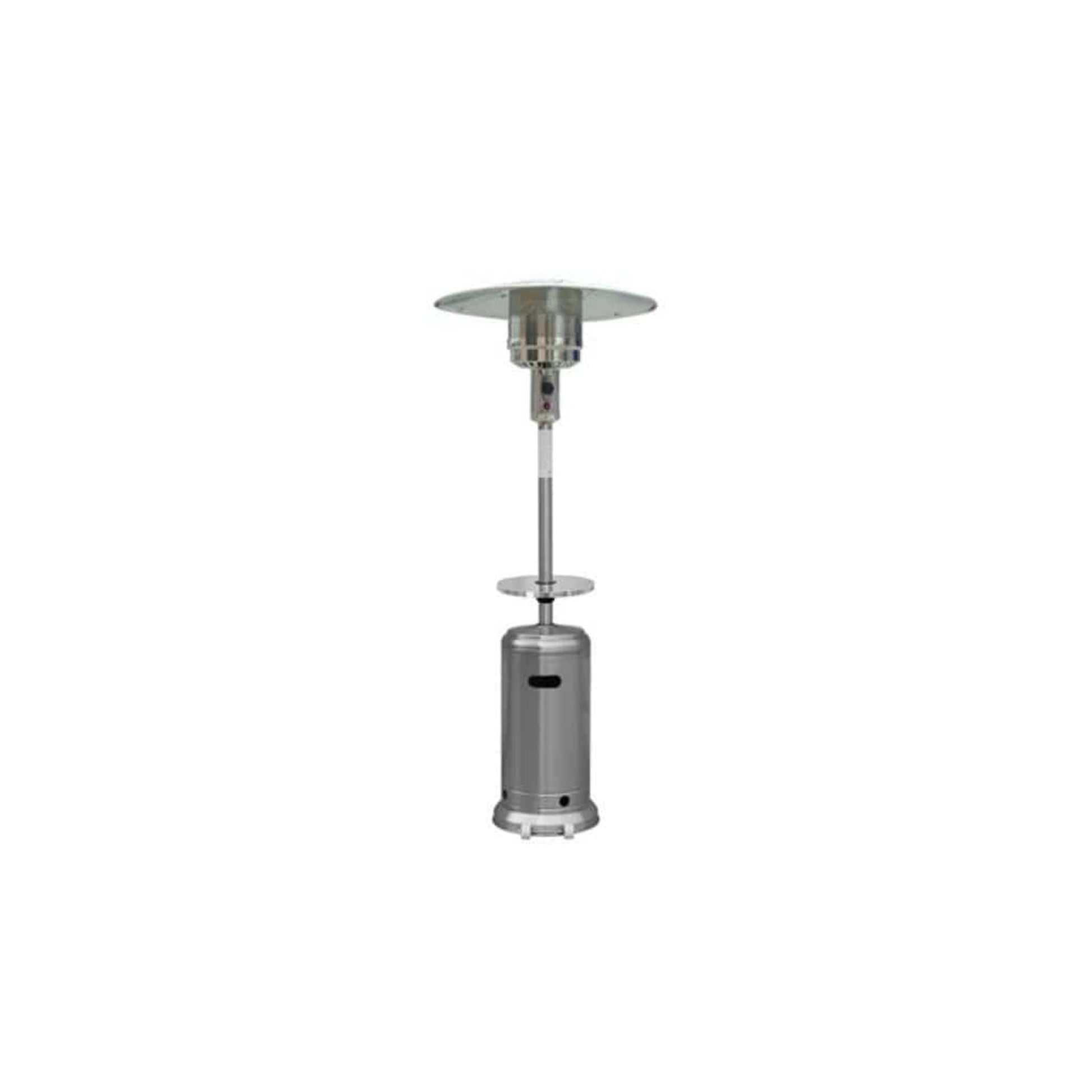 AZ Patio Black-Bronze-Silver-Stainless Steel Hiland Tall Heater Wheel Assembly