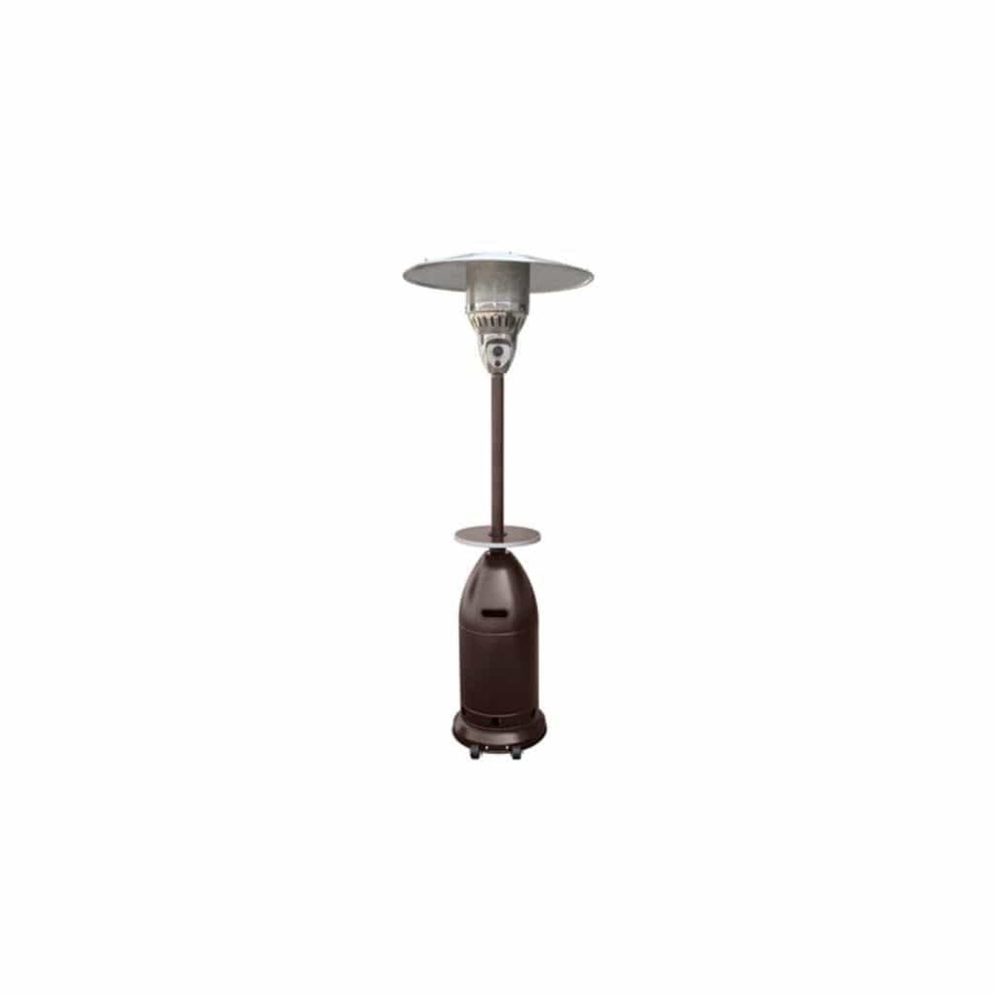 AZ Patio Black-Bronze-Silver-Stainless Steel Hiland Tall Heater Wheel Assembly