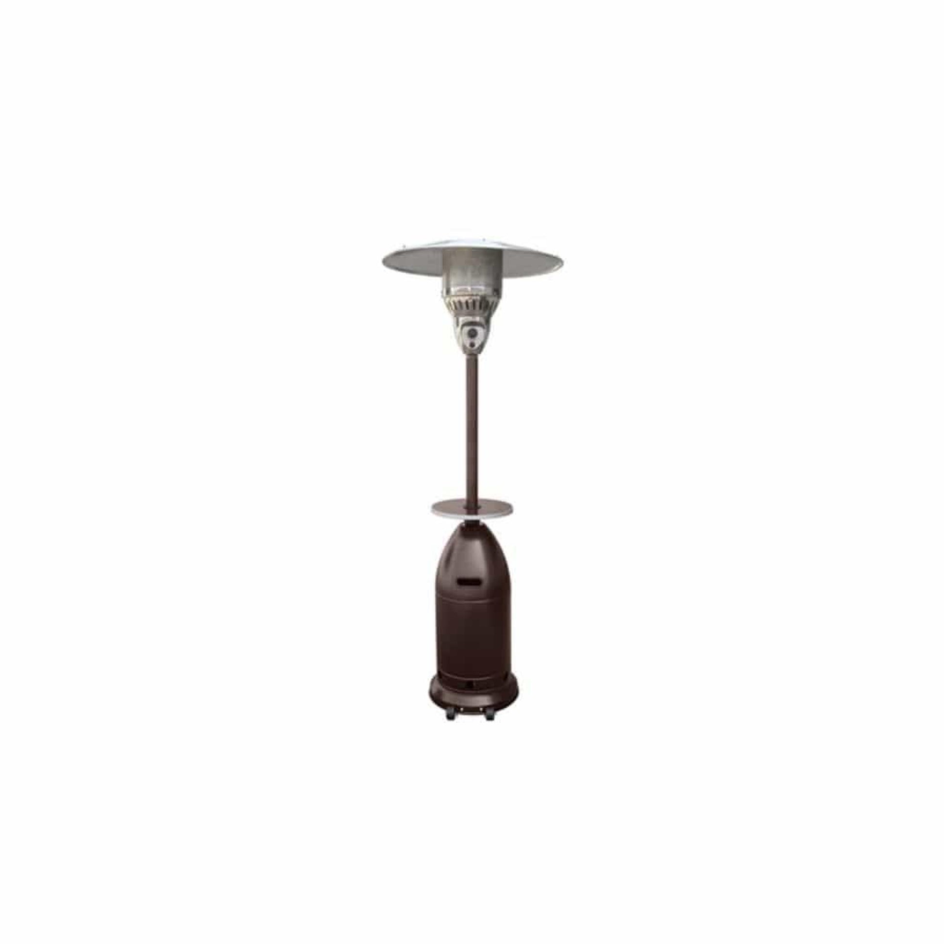 AZ Patio Black-Bronze-Silver-Stainless Steel Hiland Tall Heater Wheel Assembly