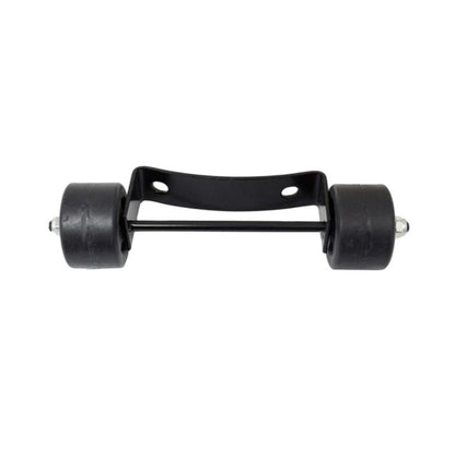 AZ Patio Black-Bronze-Silver-Stainless Steel Hiland Tall Heater Wheel Assembly