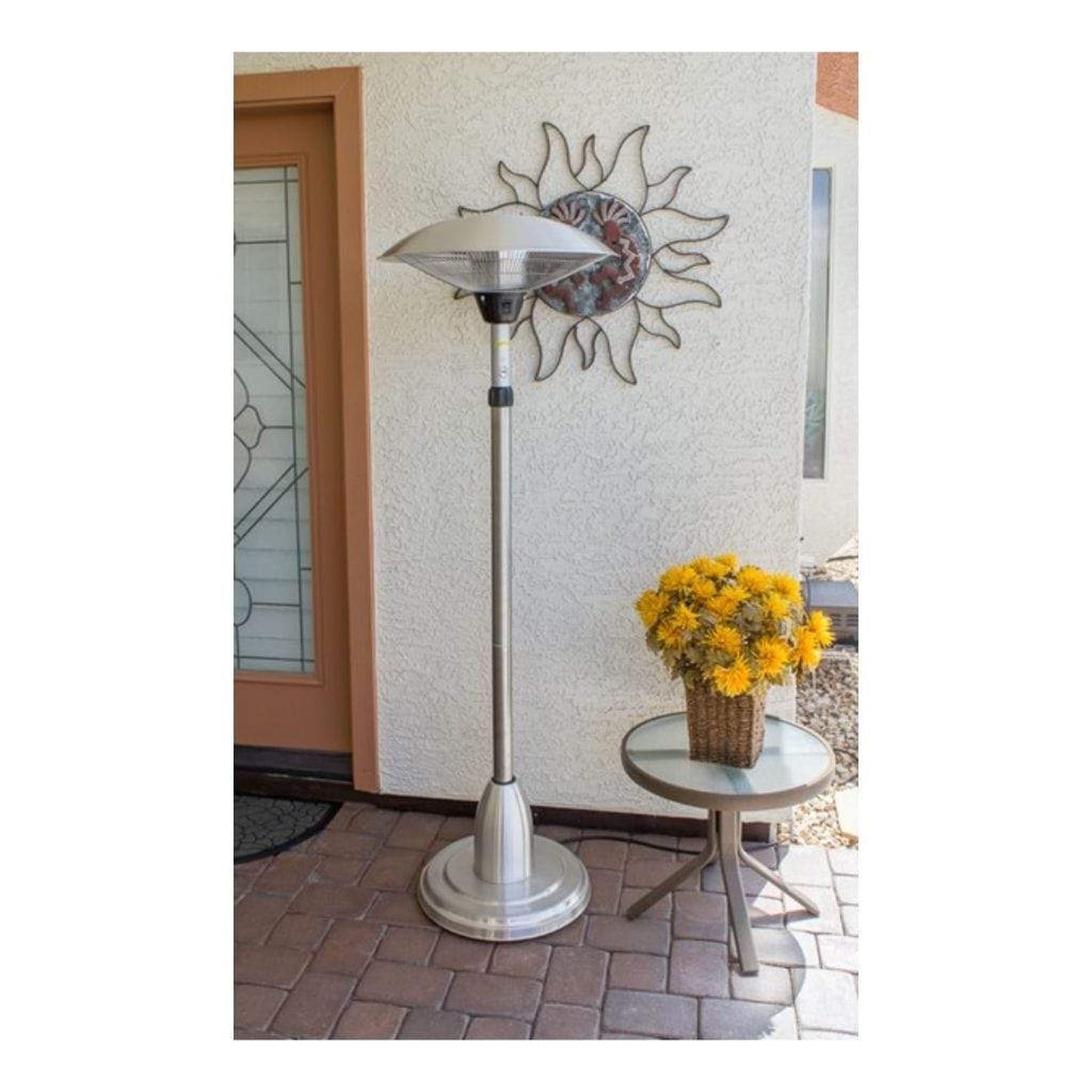 AZ Patio Heaters 85" Telescopic Electric with Adjustable Head