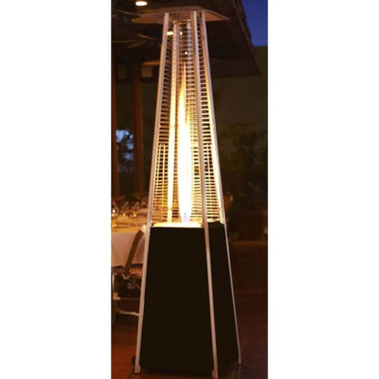 AZ Patio Heaters 87" Bronze Residential Hammered Non-Reflective Glass Tube - 40000 BTU's