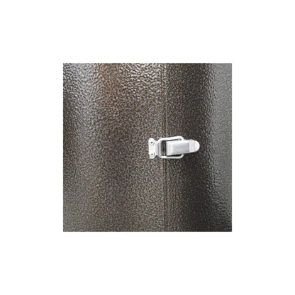 AZ Patio Heaters 87" Hammered Silver Tall Outdoor with Metal Table