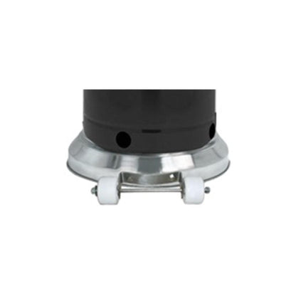 AZ Patio Heaters 87" Stainless Steel/Black with Table