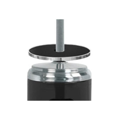 AZ Patio Heaters 87" Stainless Steel/Black with Table
