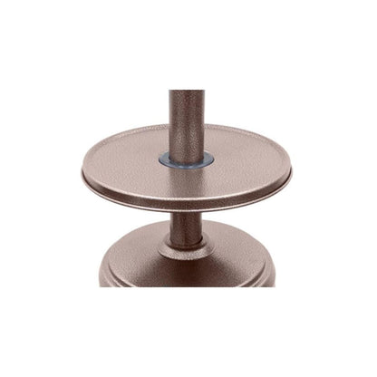 AZ Patio Heaters 87" Tall Outdoor with Metal Table in Hammered Bronze