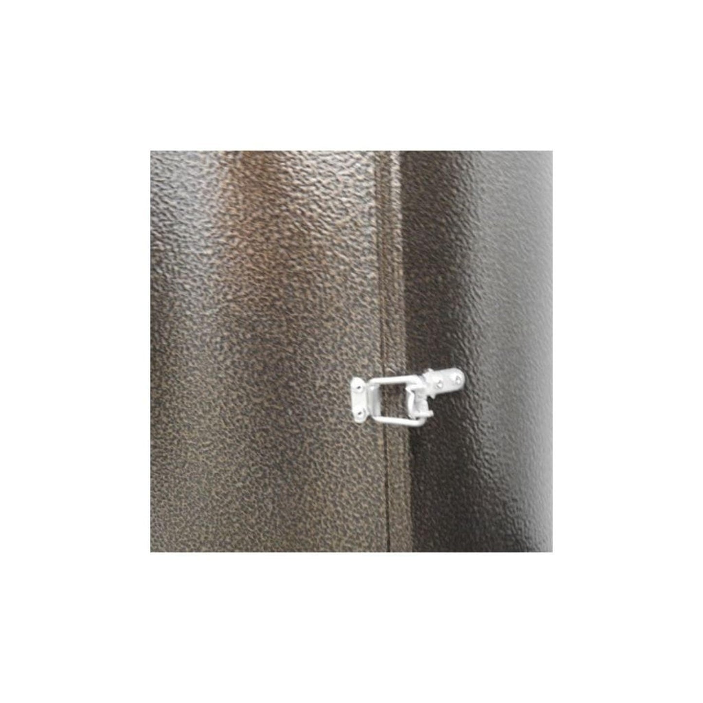 AZ Patio Heaters 87" Tall Outdoor with Metal Table in Hammered Bronze