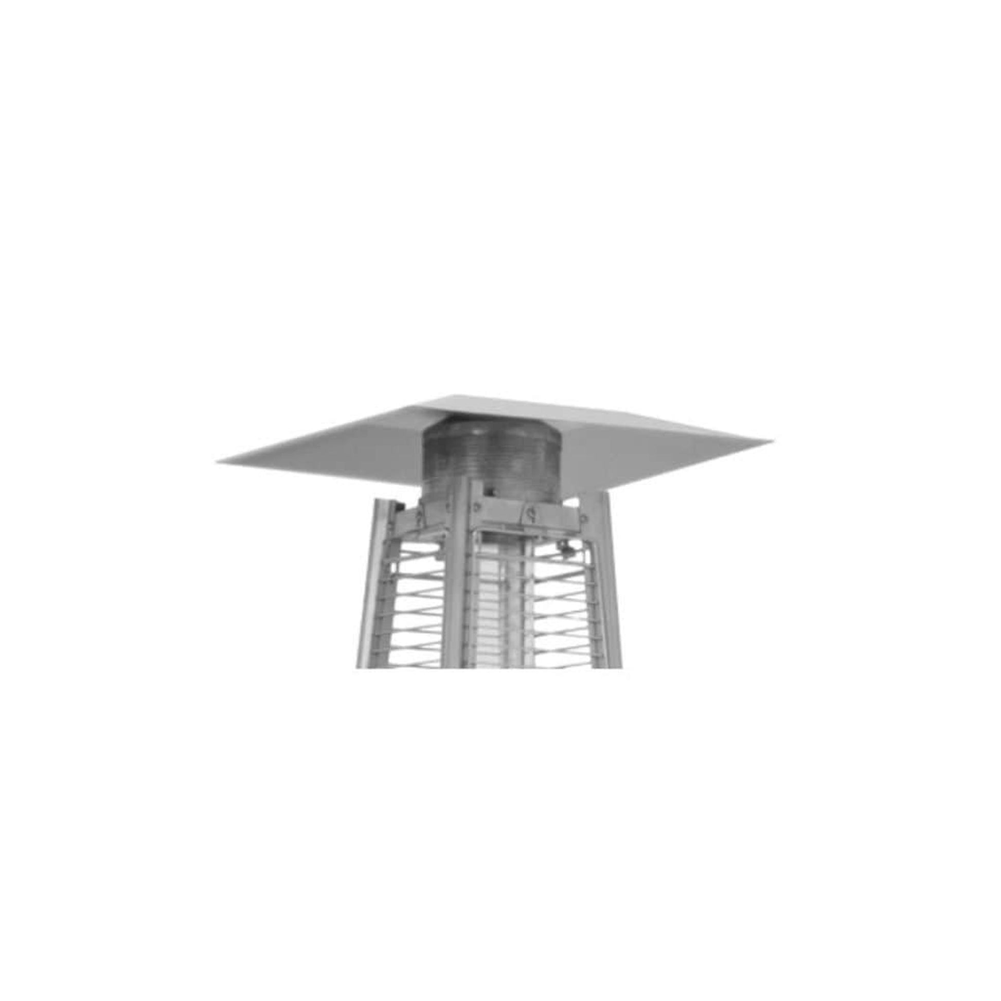 AZ Patio Heaters 91" Matte Black Residential Non-Reflective Glass Tube - 40000 BTU's