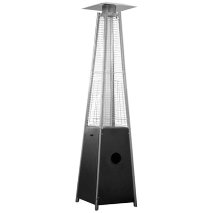AZ Patio Heaters 91" Matte Black Residential Non-Reflective Glass Tube - 40000 BTU's
