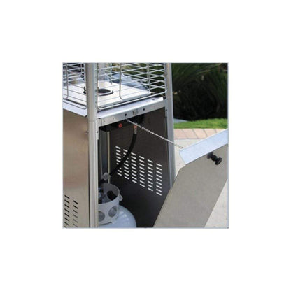 AZ Patio Heaters 91" Stainless Steel Residential Non-Reflective Glass Tube - 40000 BTU's
