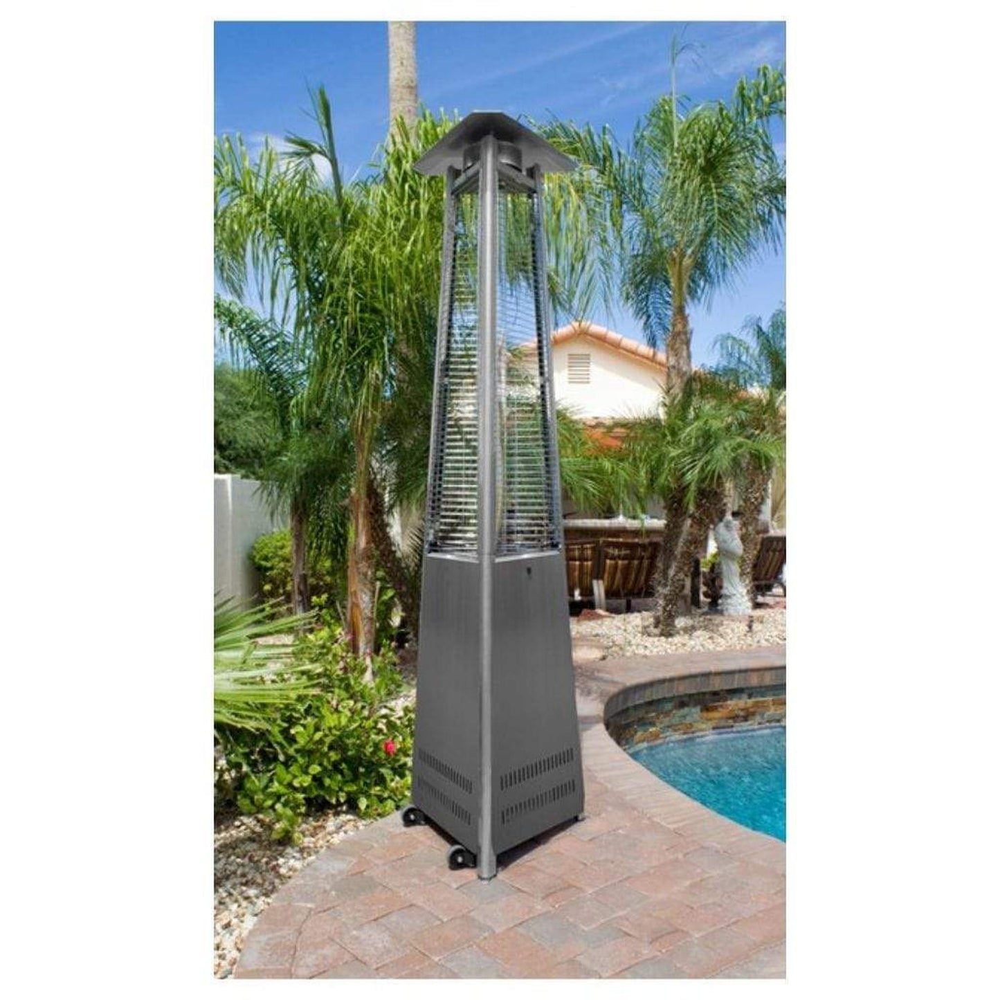 AZ Patio Heaters 94" Stainless Steel Commercial Non-Reflective Glass Tube