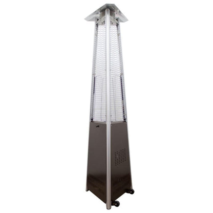 AZ Patio Heaters Commercial Natural Gas Bronze Glass Tube Heater