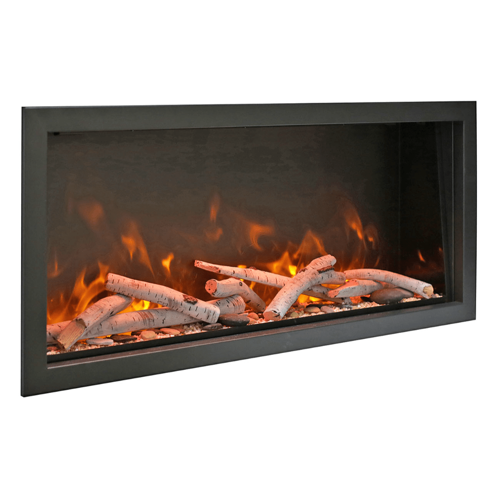 fireplace Amantii 100" Symmetry 3.0 Extra Tall Built-in Smart WiFi Electric Fireplace
