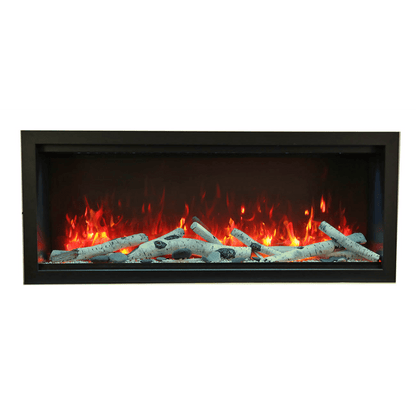 fireplace Amantii 100" Symmetry 3.0 Extra Tall Built-in Smart WiFi Electric Fireplace