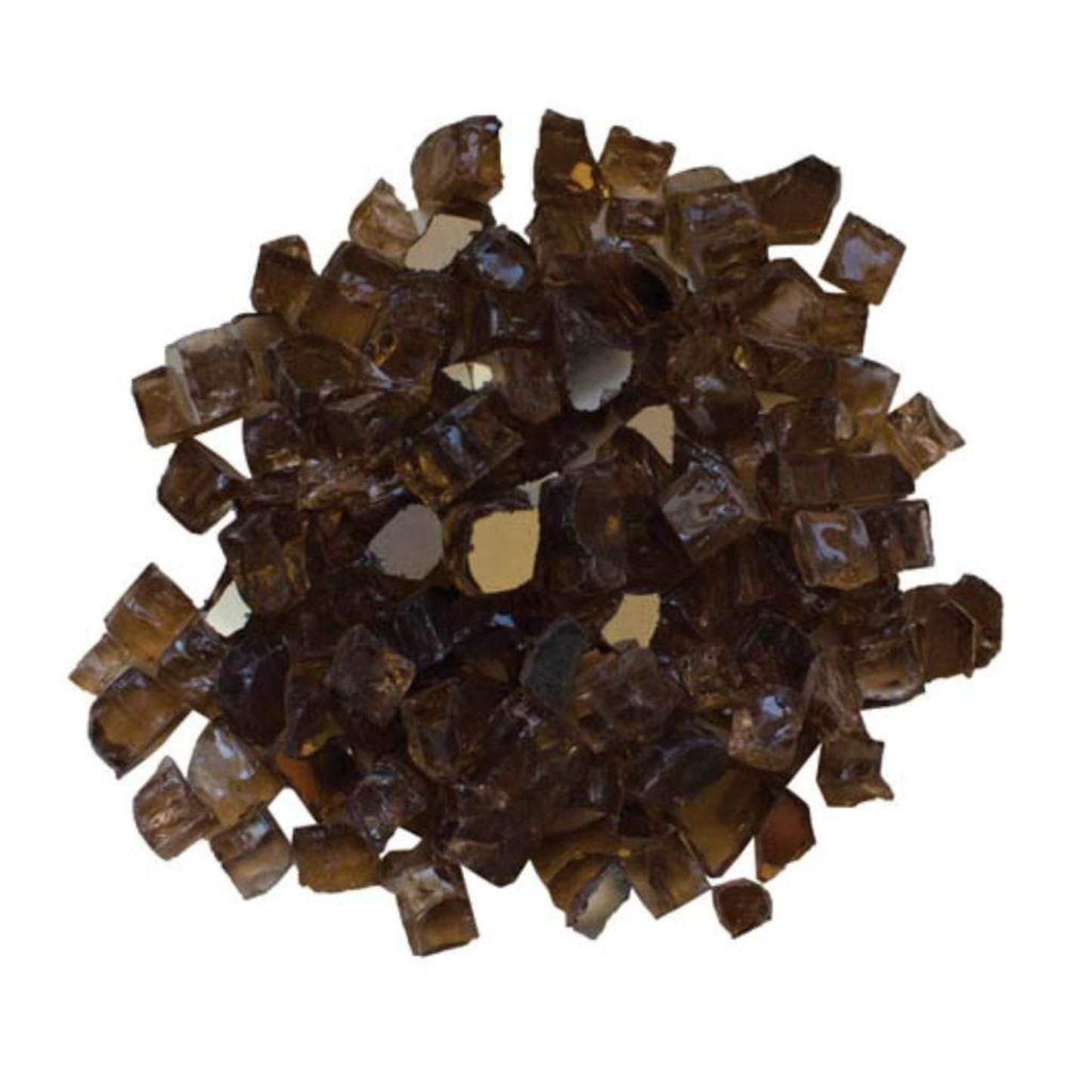 Amantii 1/2" Light Brown Reflective Fireglass - 5lbs