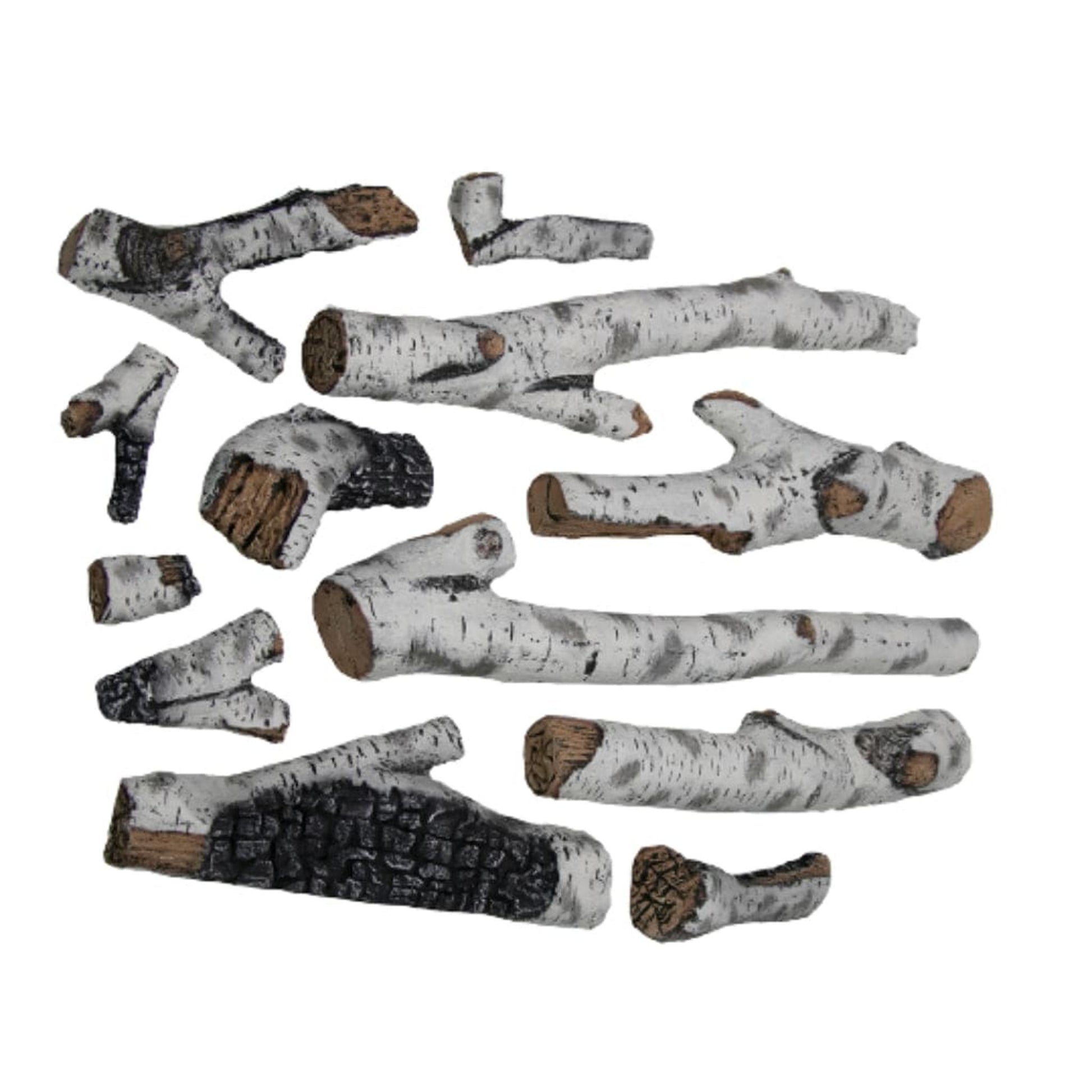 Amantii 12 Piece Large Birch Log Set