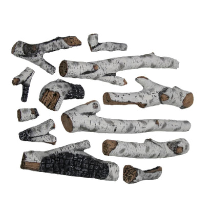 Amantii 12 Piece Large Birch Log Set