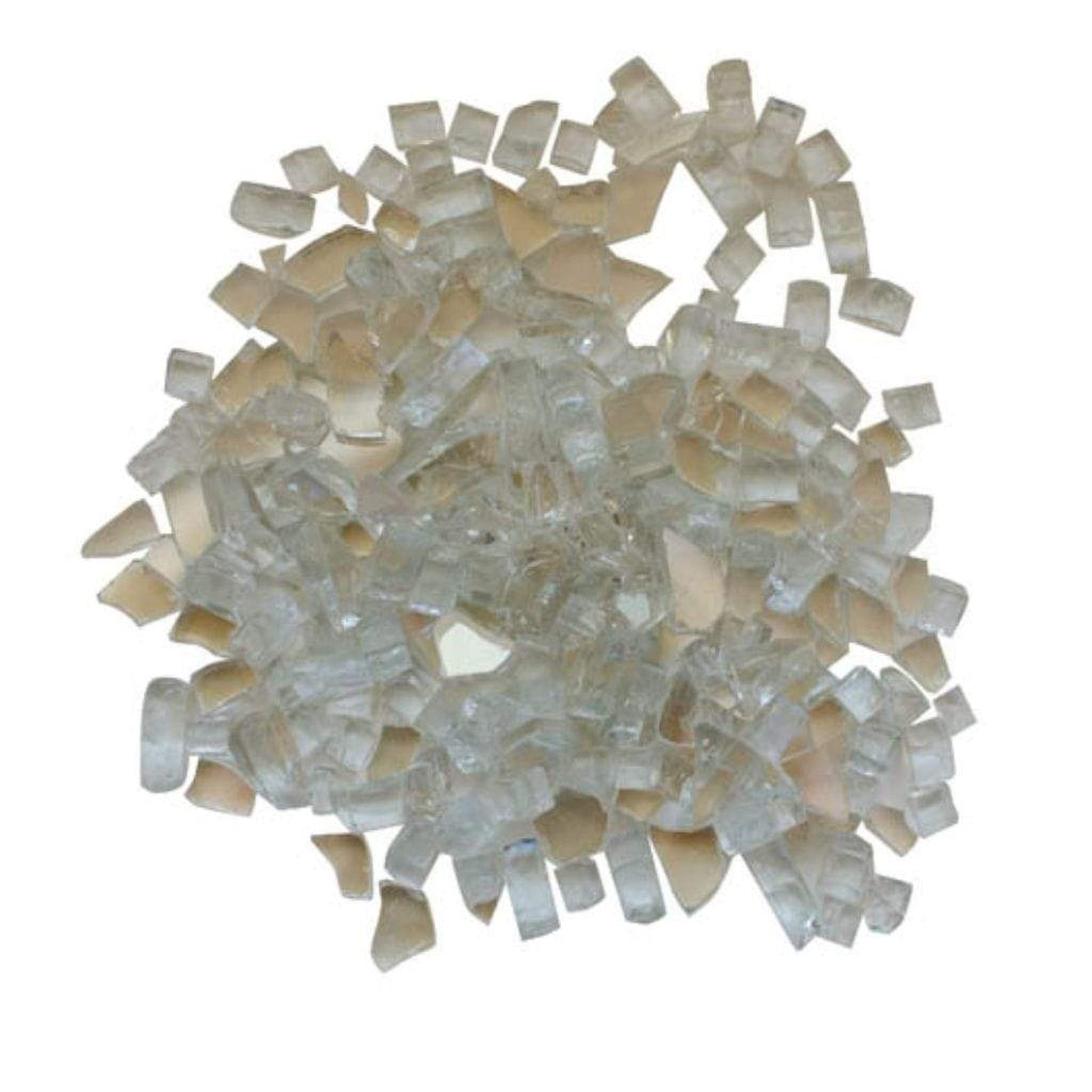 Amantii 1/4" Clear Reflective Fireglass - 5lbs